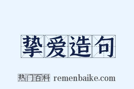 挚爱造句是什么意思的图片
